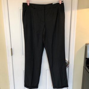 Worthington slim leg gray slacks pants size 14